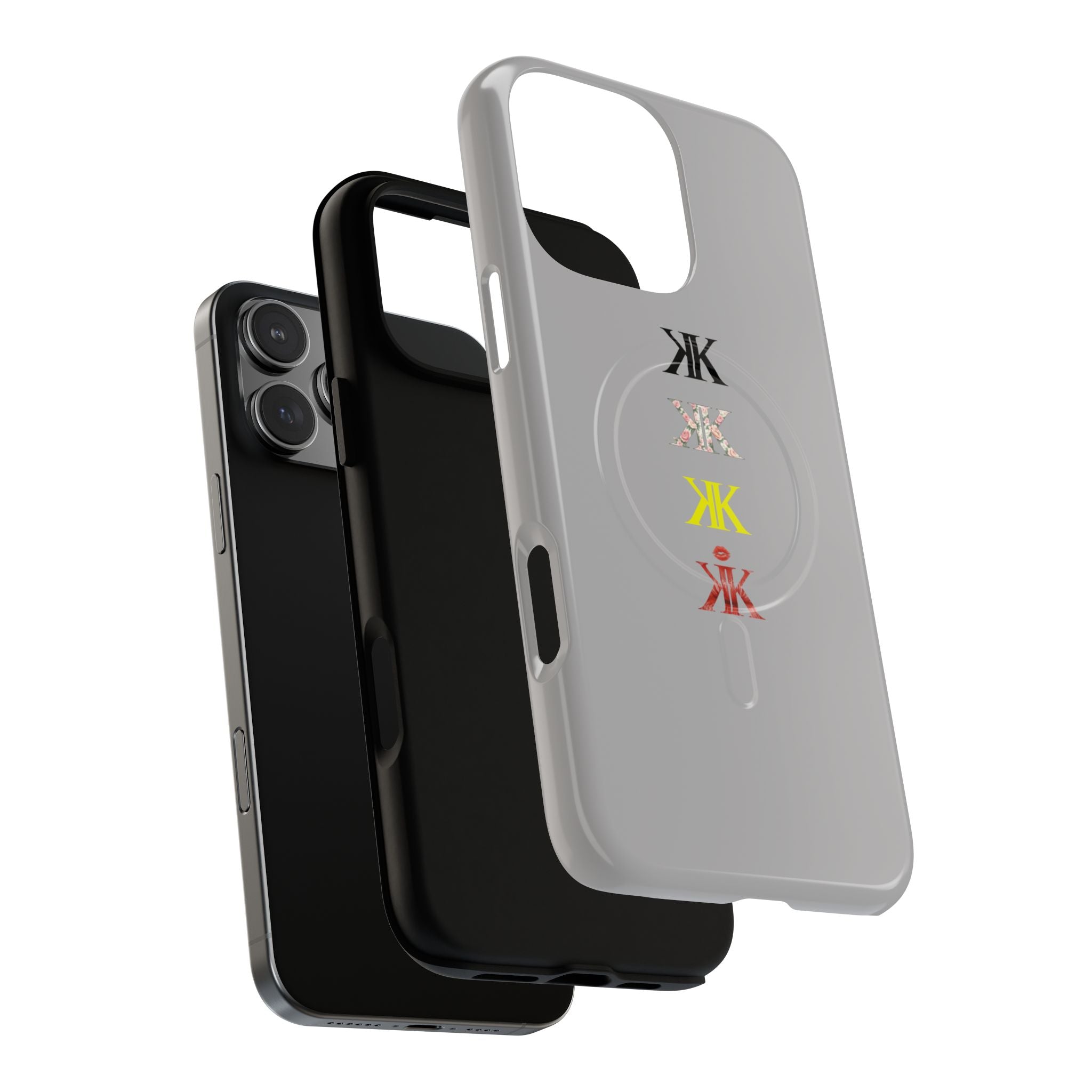 Sigil Collection Phone Case — Minimalist Monogram Stack Tough Magnetic Case