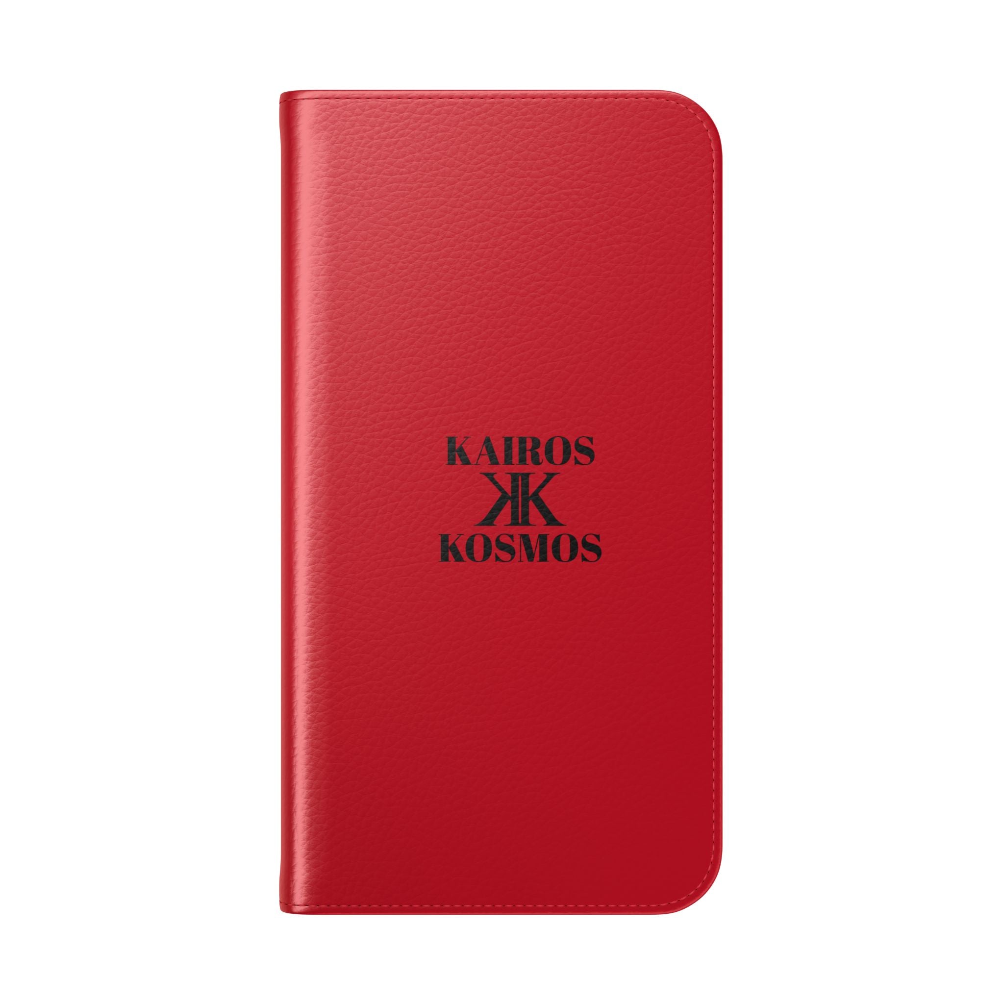 Kairos Kosmos Logo RED Flip Phone Case