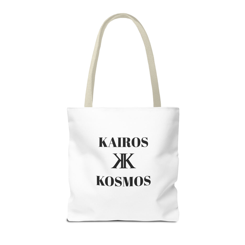 Kairos Kosmos Tote Bag – Minimalist Monogram Tote