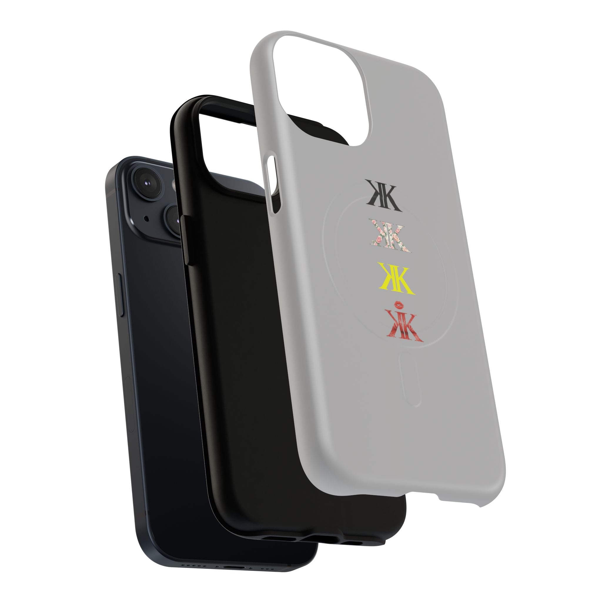 Sigil Collection Phone Case — Minimalist Monogram Stack Tough Magnetic Case