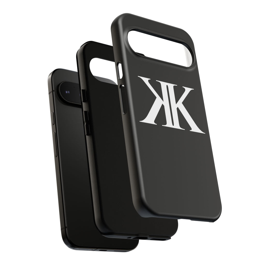 Monogram KK Phone Case BLACK — Tough Protective iPhone Cover