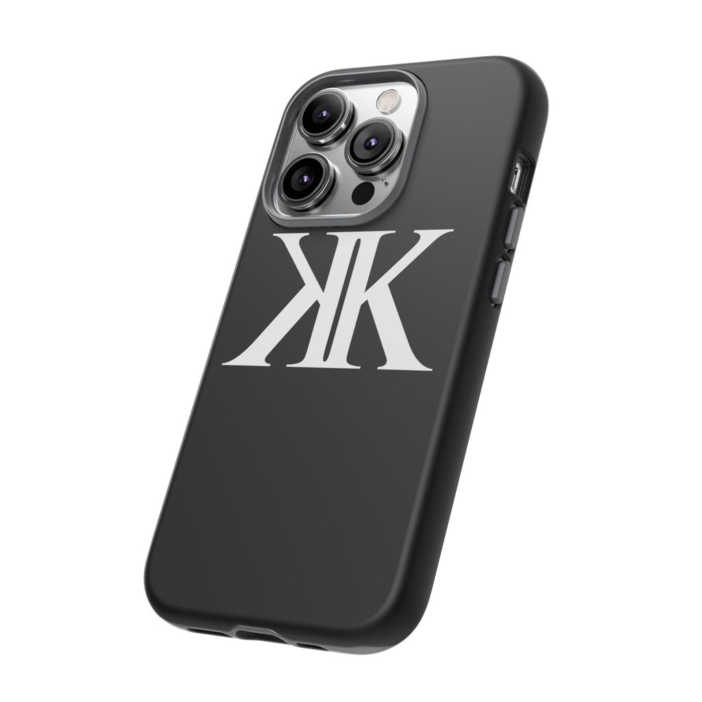 Monogram KK Phone Case BLACK — Tough Protective iPhone Cover