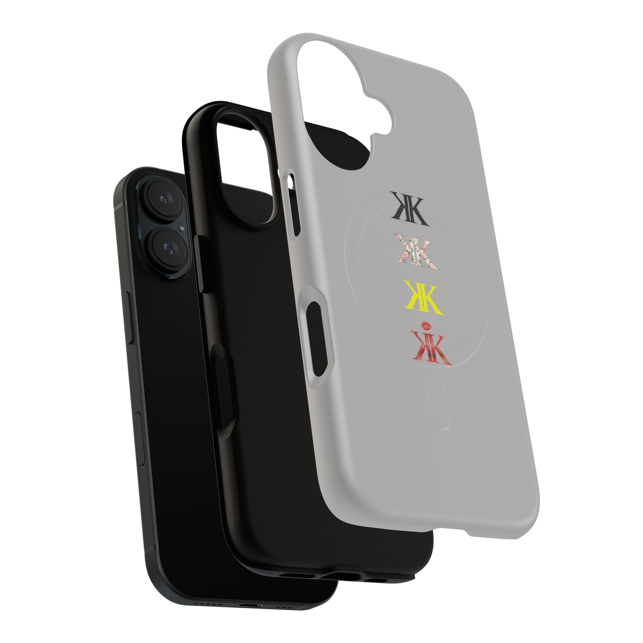 Sigil Collection Phone Case — Minimalist Monogram Stack Tough Magnetic Case