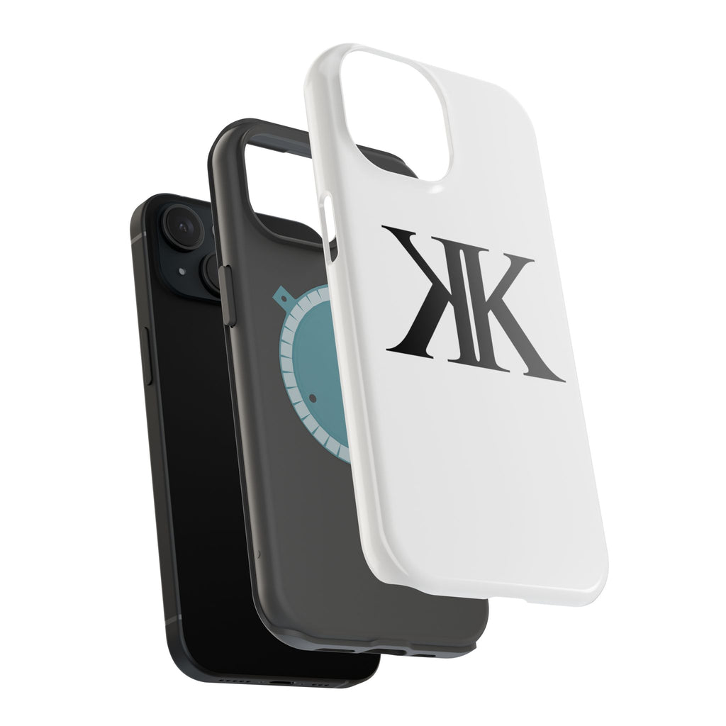 Magnetic Impact-Resistant Case with Bold KK Monogram