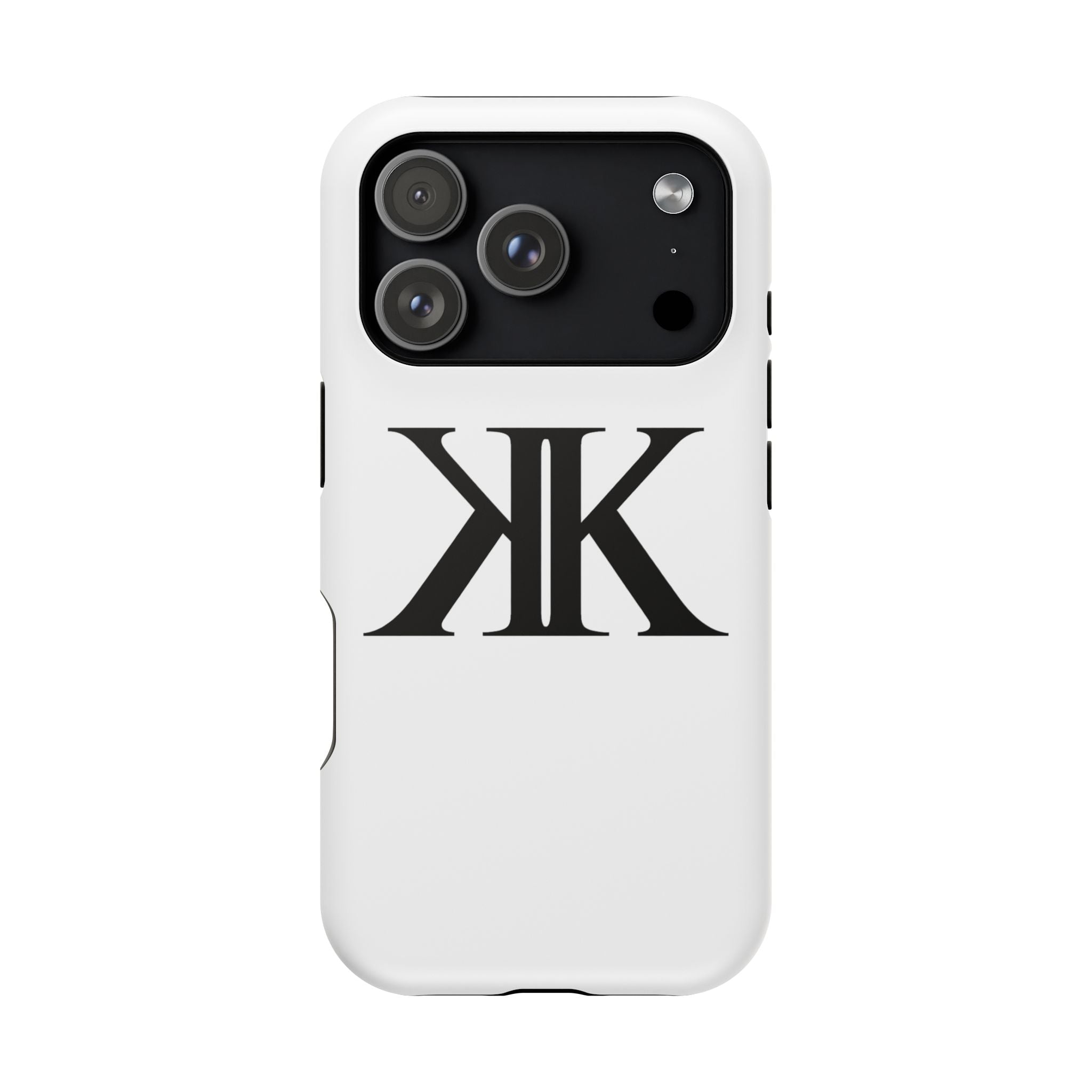 Magnetic Impact-Resistant Case with Bold KK Monogram