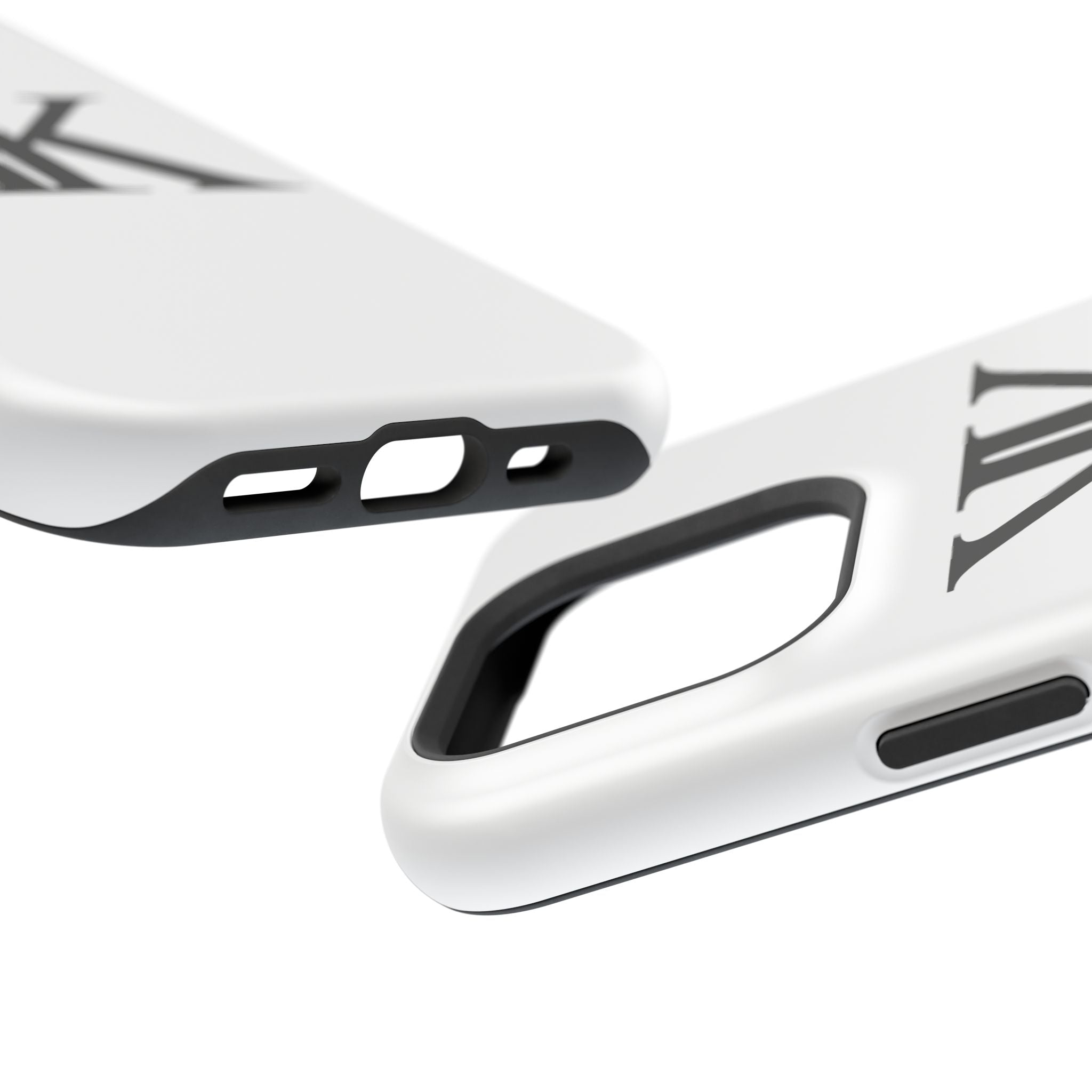 Magnetic Impact-Resistant Case with Bold KK Monogram