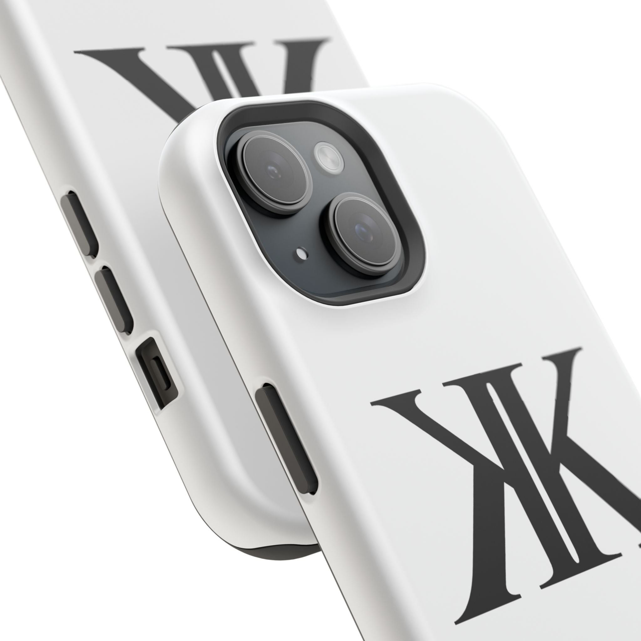 Magnetic Impact-Resistant Case with Bold KK Monogram