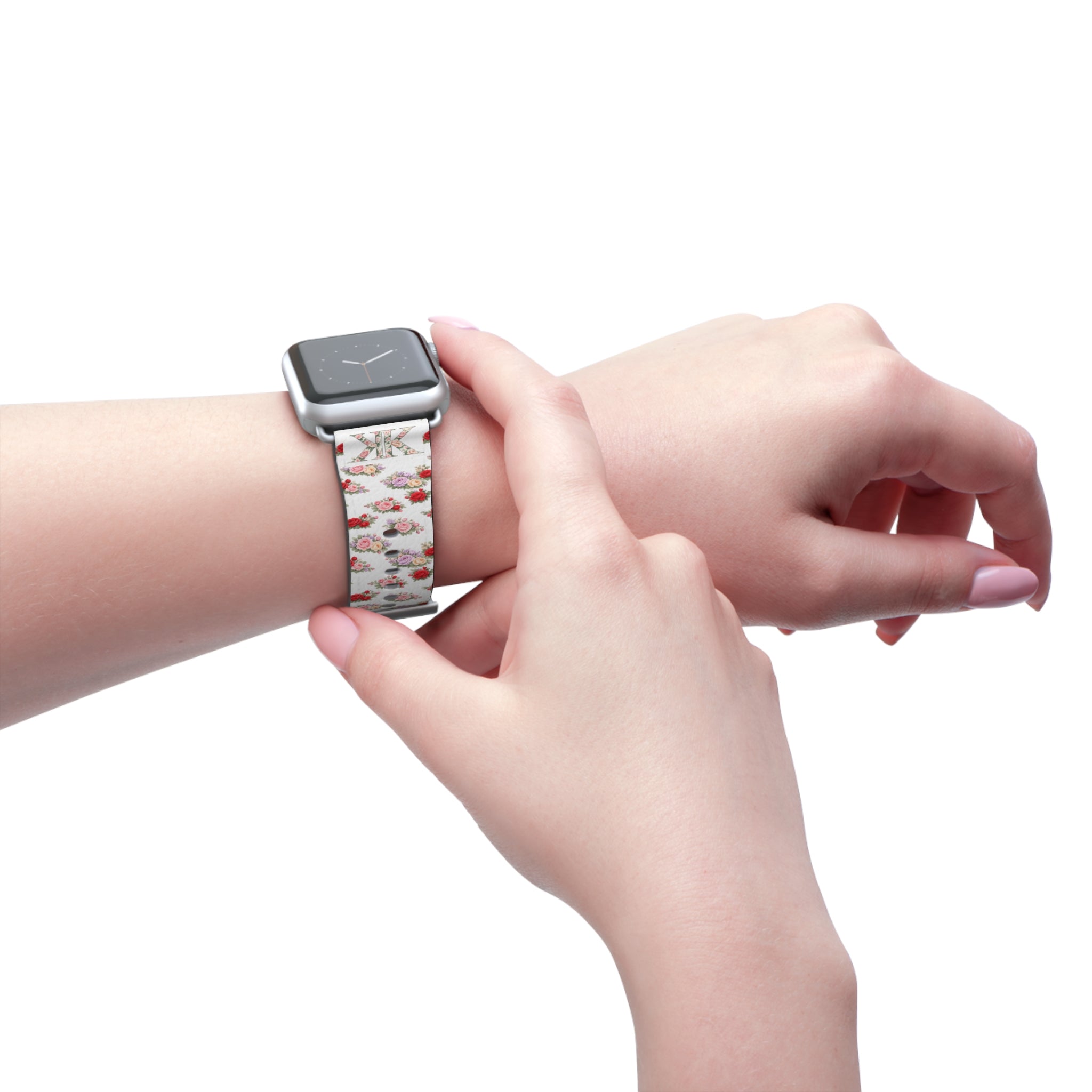 Anthos Collection Floral Vintage Watch Band — Apple Watch Strap