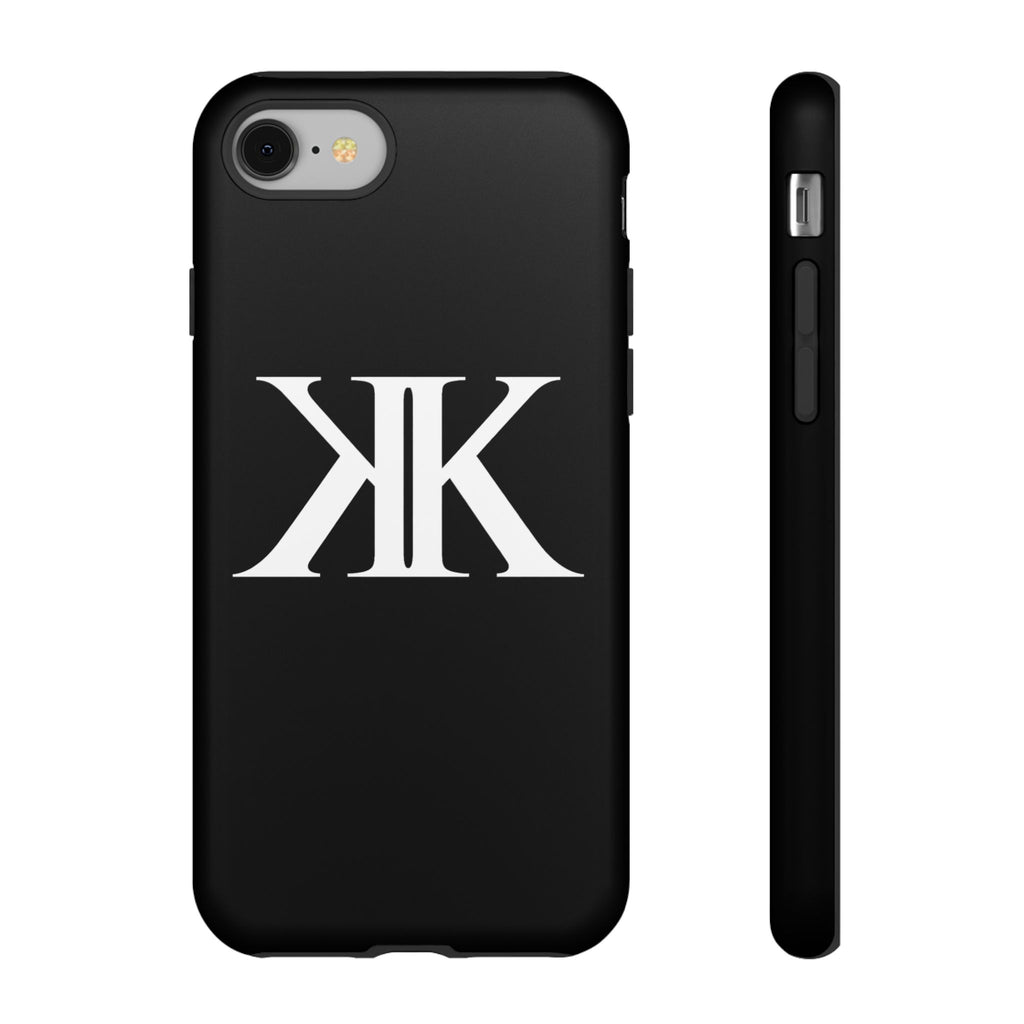 Monogram KK Phone Case BLACK — Tough Protective iPhone Cover