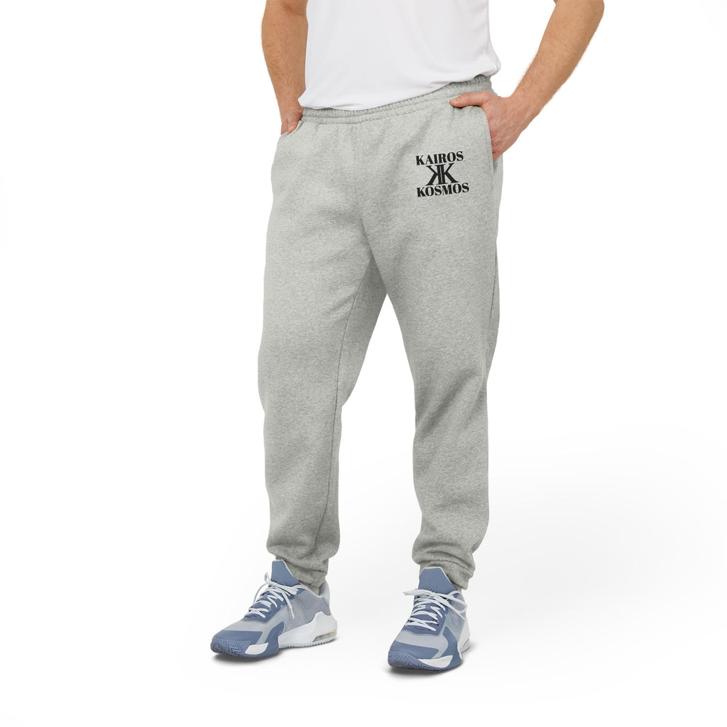 Adidas® Fleece Kairos Kosmos Joggers — Cozy Gray Athletic Sweatpants