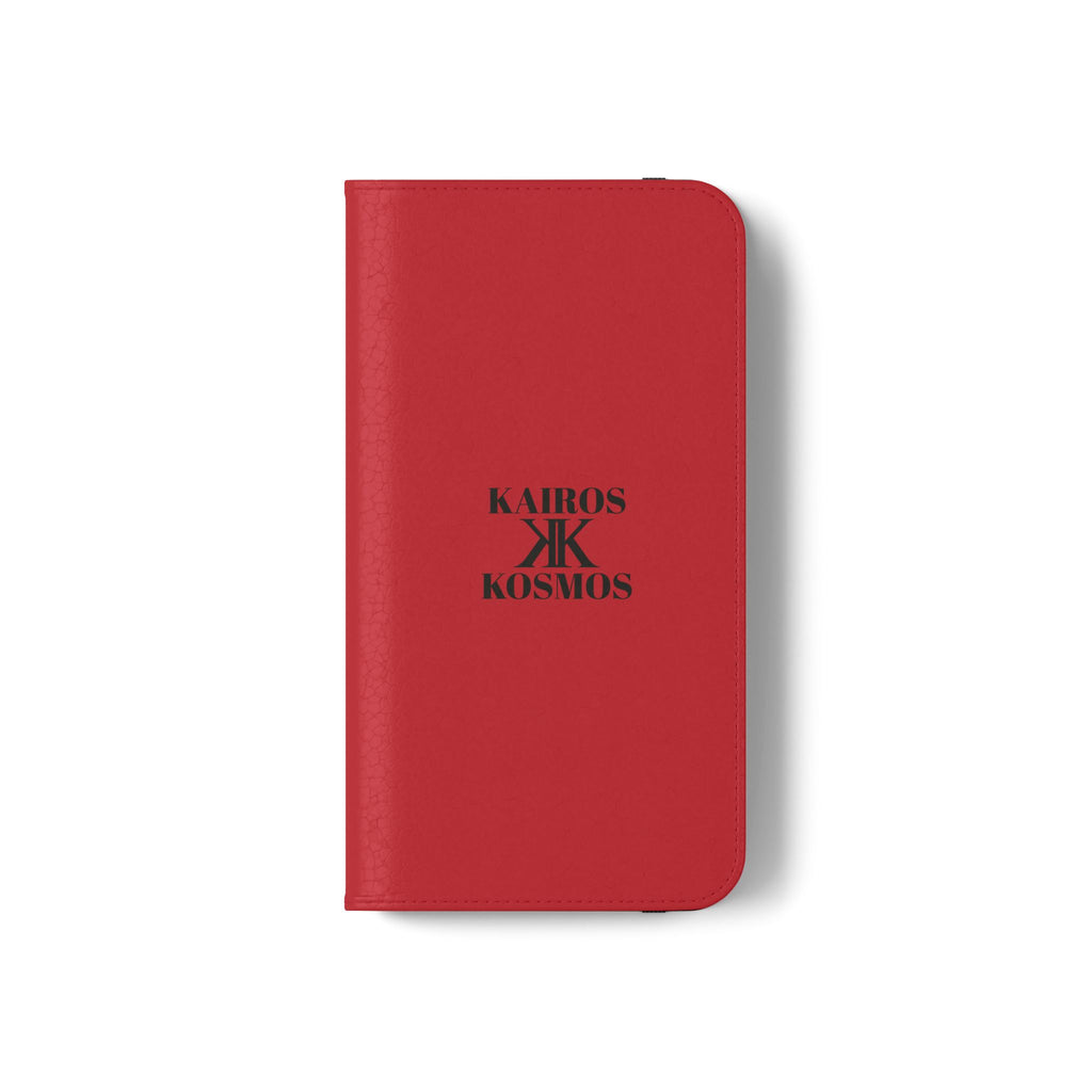 Kairos Kosmos Logo RED Flip Phone Case