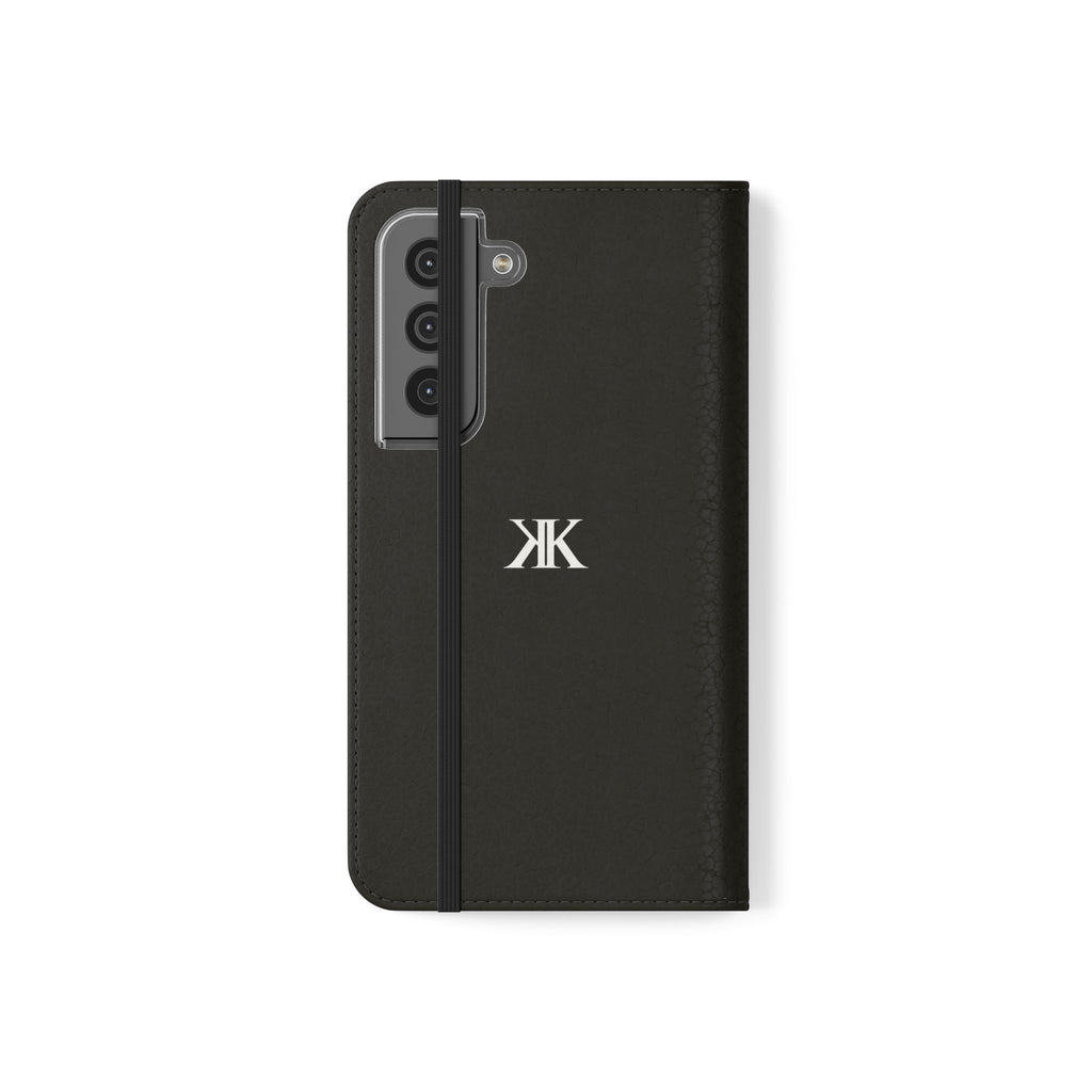 Kairos Kosmos Logo BLACK Flip Phone Case
