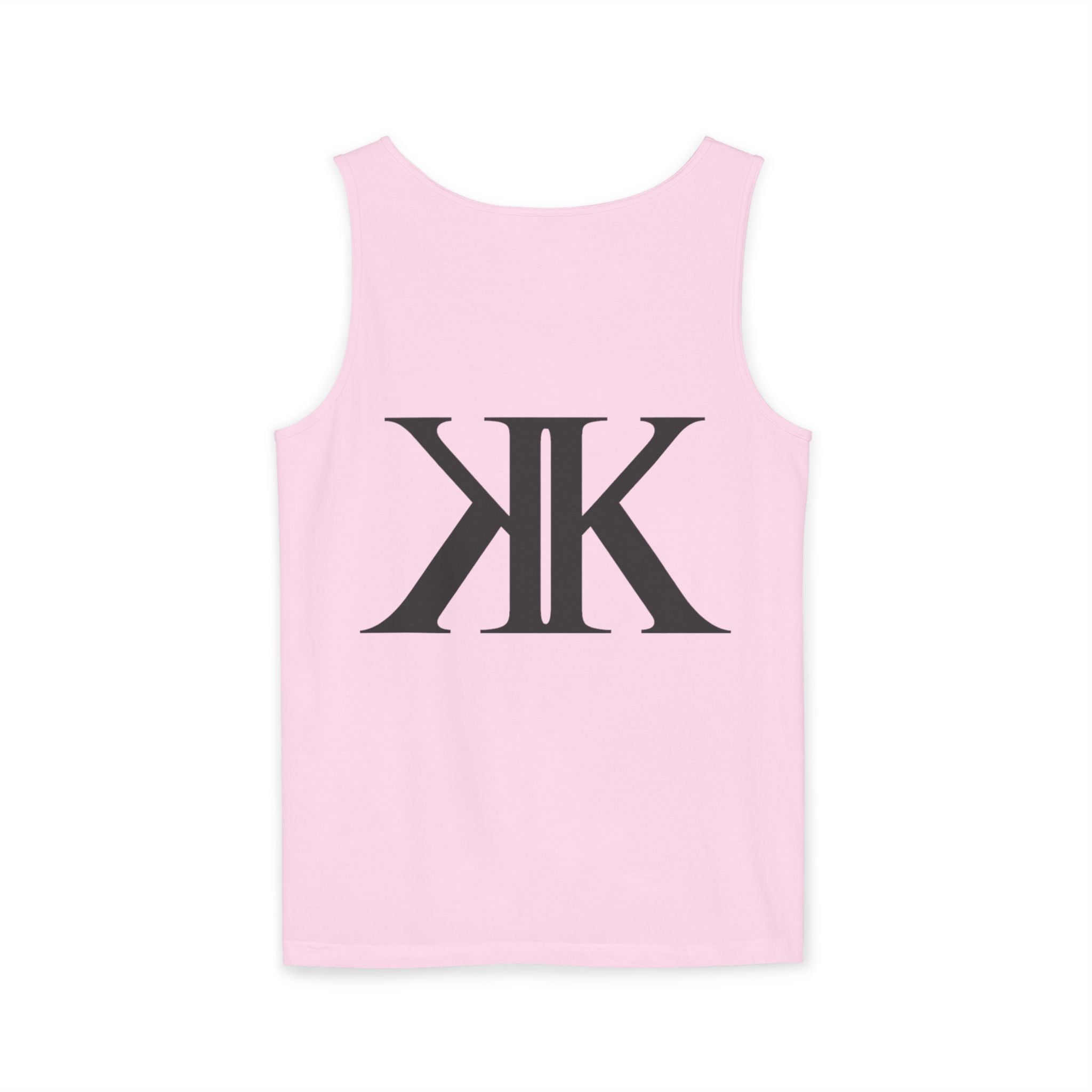 KK Monogram Tank Top — Minimalist Logo Graphic Tank