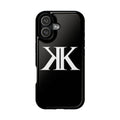Magnetic Impact-Resistant BLACK Case with Bold KK Monogram