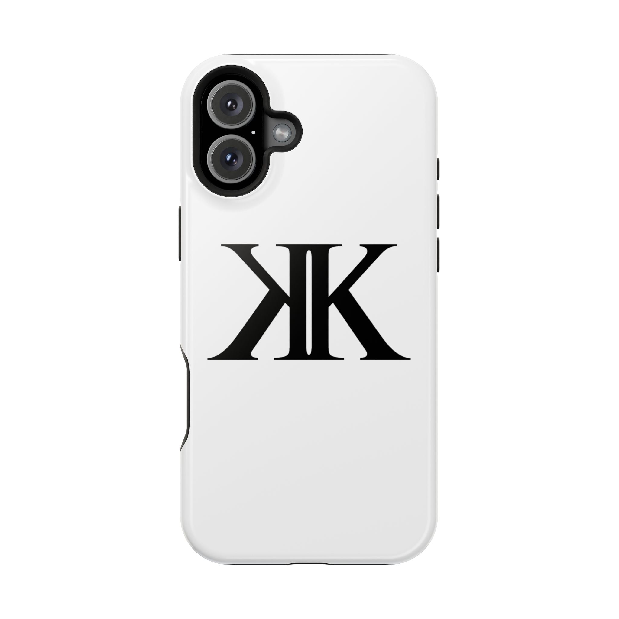 Magnetic Impact-Resistant Case with Bold KK Monogram