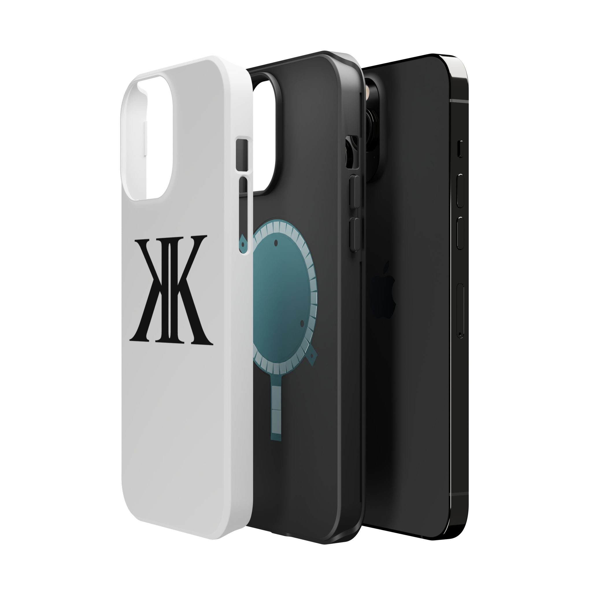 Magnetic Impact-Resistant Case with Bold KK Monogram