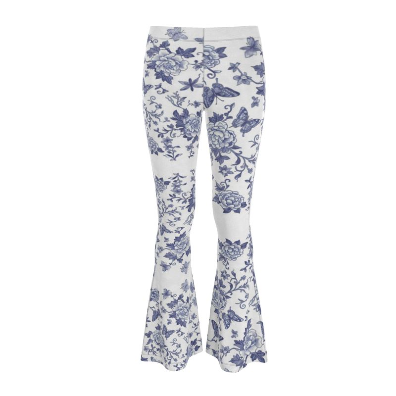 Celadon Collection High Waisted Flared Leggings