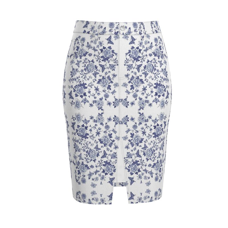 Celadon Collection Denim Mini Skirt