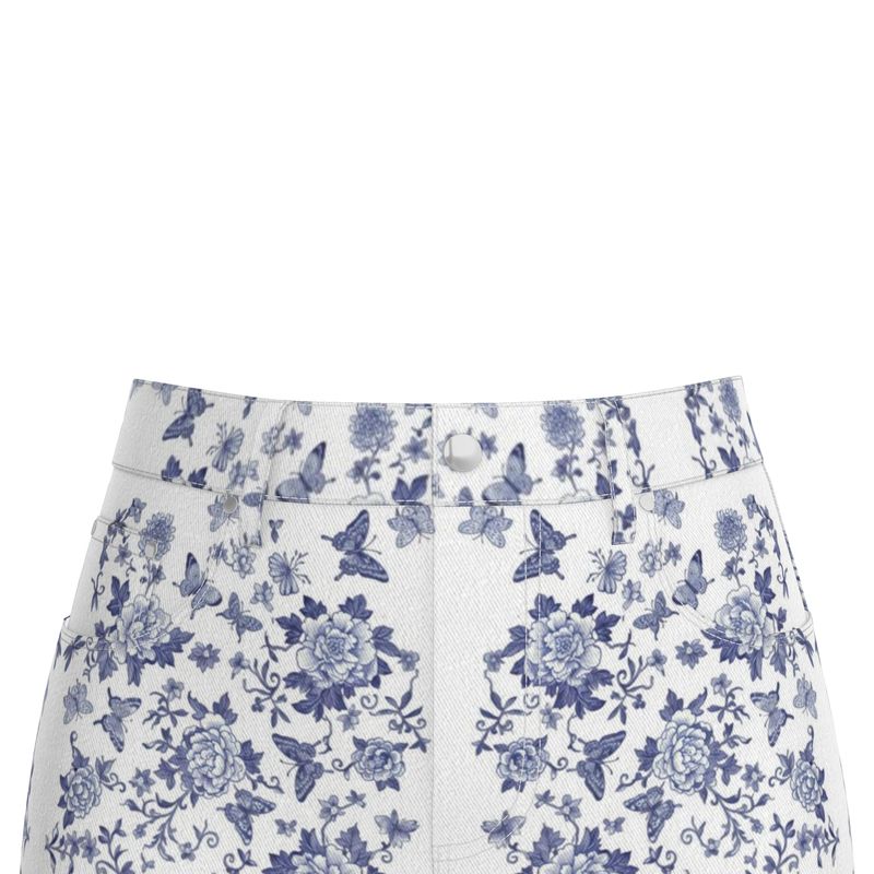 Celadon Collection Denim Mini Skirt