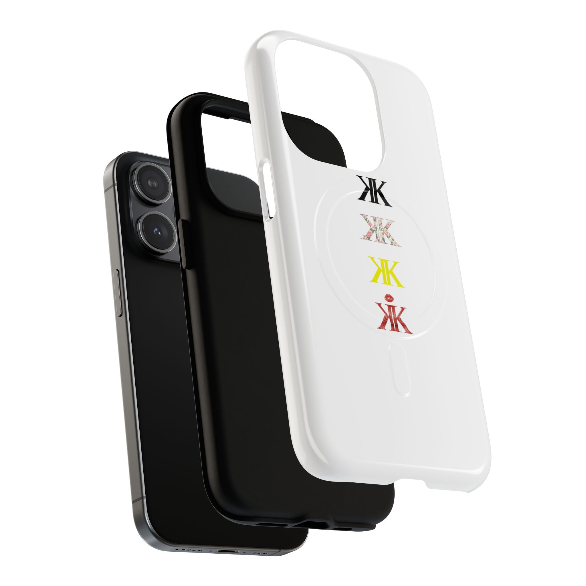 Sigil Collection Phone Case — Minimalist Monogram Stack Tough Magnetic Case
