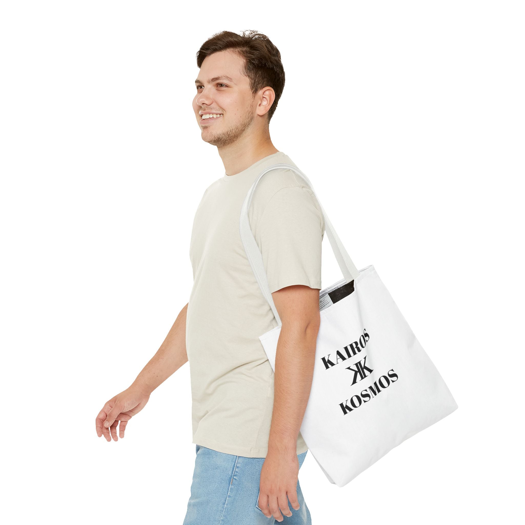 Kairos Kosmos Tote Bag – Minimalist Monogram Tote