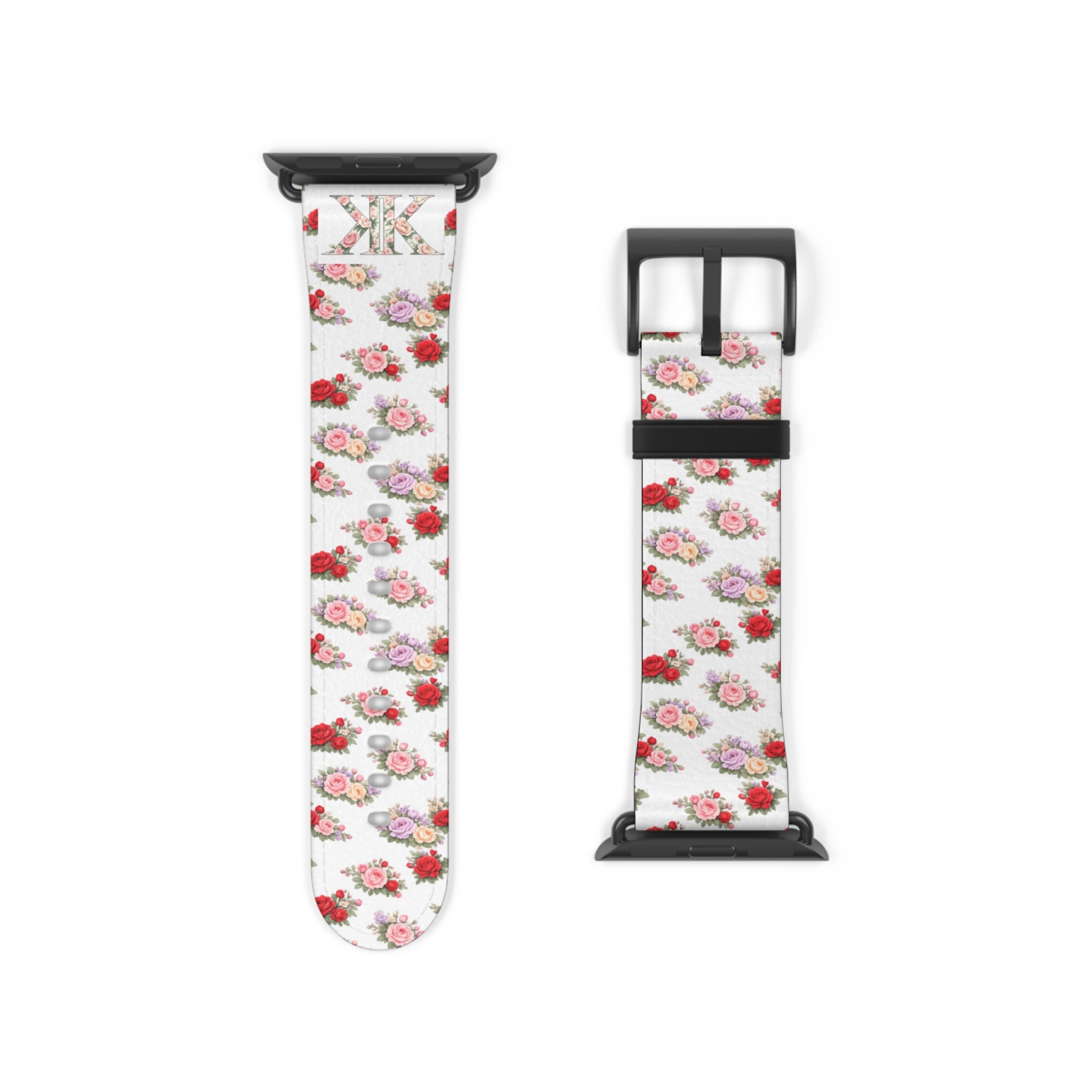 Anthos Collection Floral Vintage Watch Band — Apple Watch Strap