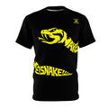 Aspis Snake Graphic Tee BLACK — Bold Design on Black
