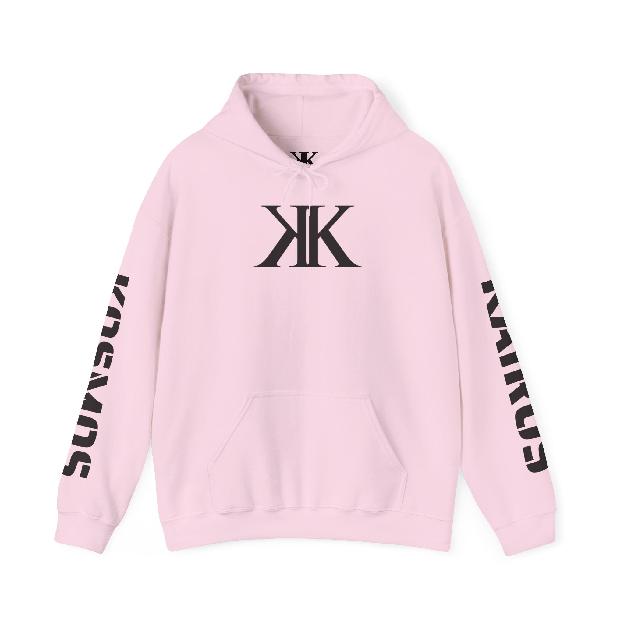 KAIROS KOSMOS Logo Hoodie — Minimalist Black Emblem Pullover