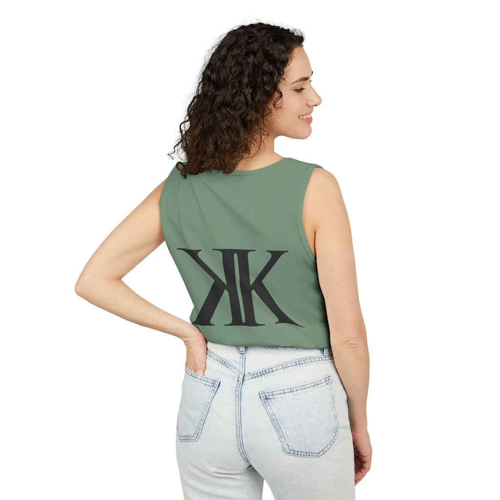 KK Monogram Tank Top — Minimalist Logo Graphic Tank