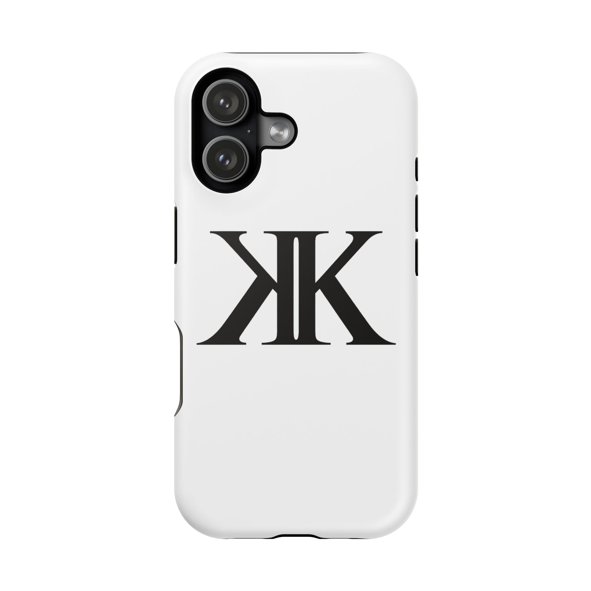 Magnetic Impact-Resistant Case with Bold KK Monogram