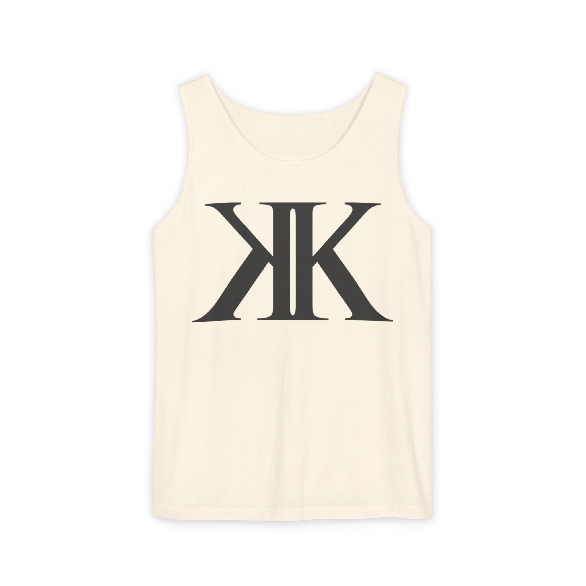 KK Monogram Tank Top — Minimalist Logo Graphic Tank