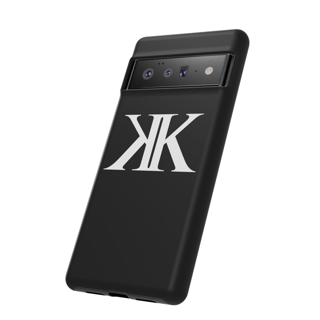 Monogram KK Phone Case BLACK — Tough Protective iPhone Cover