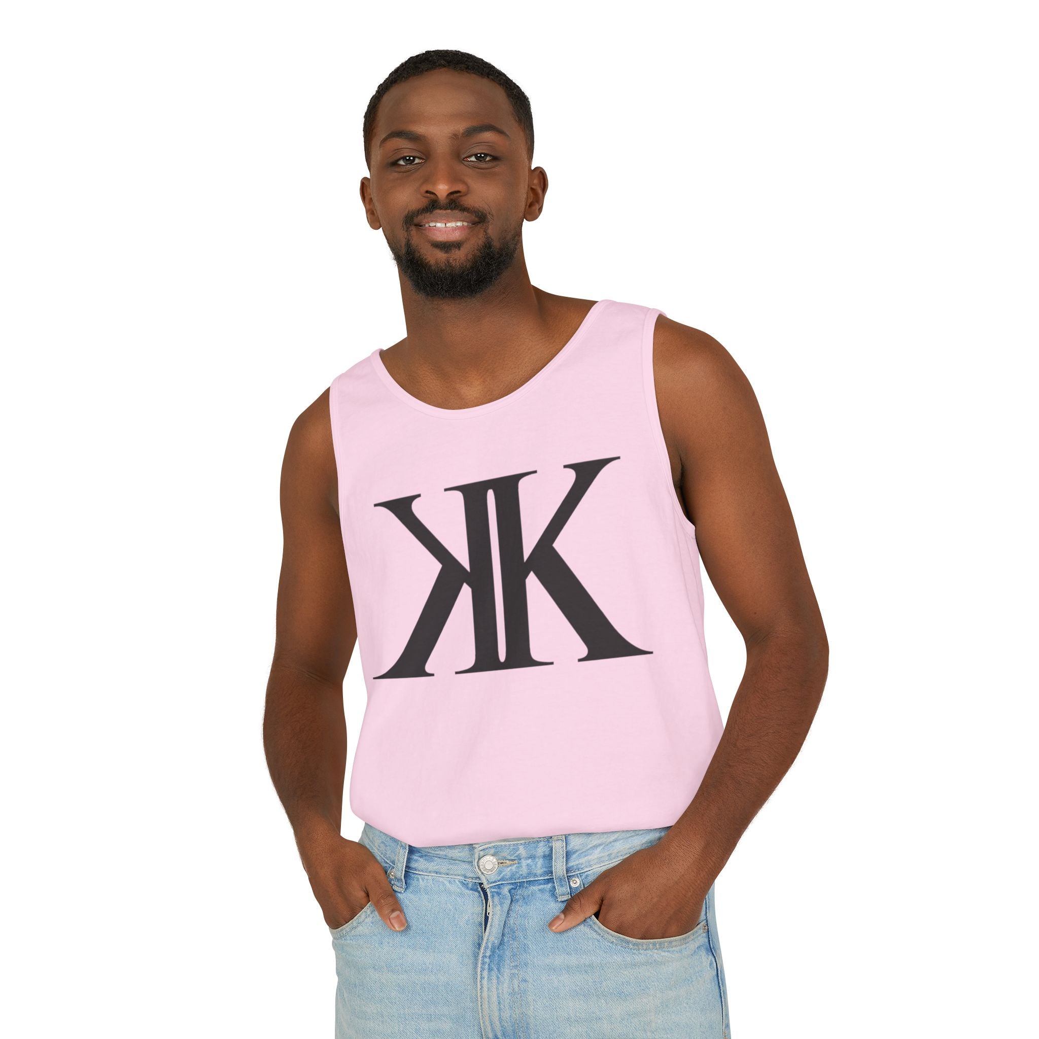 KK Monogram Tank Top — Minimalist Logo Graphic Tank