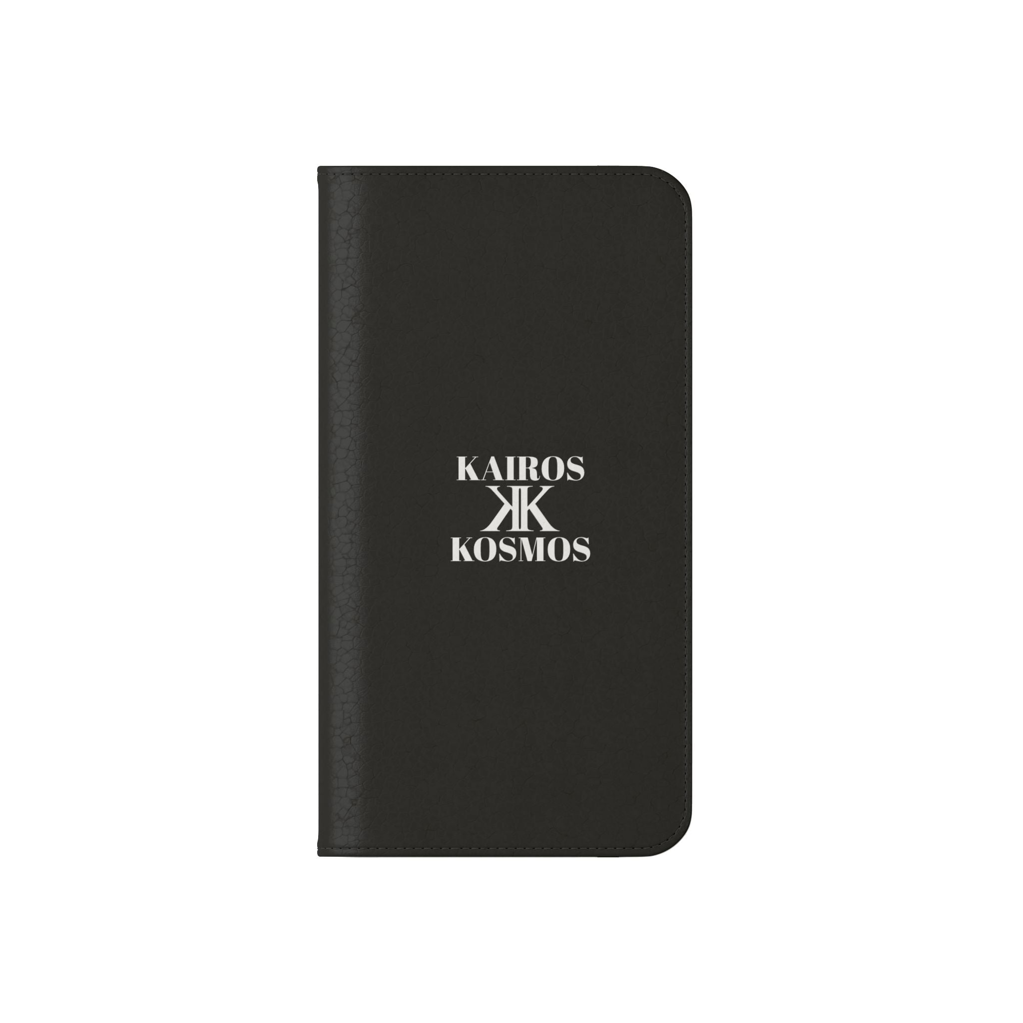 Kairos Kosmos Logo BLACK Flip Phone Case