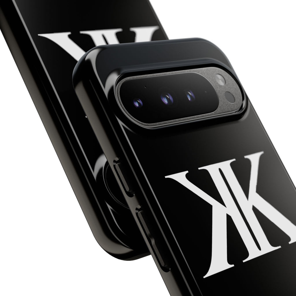 Monogram KK Phone Case BLACK — Tough Protective iPhone Cover