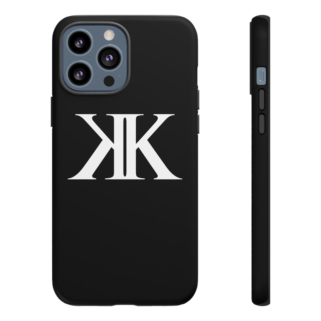 Monogram KK Phone Case BLACK — Tough Protective iPhone Cover