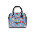 Anthos Collection Light Blue Vintage Floral 'Kairos Kosmos' Shoulder Handbag