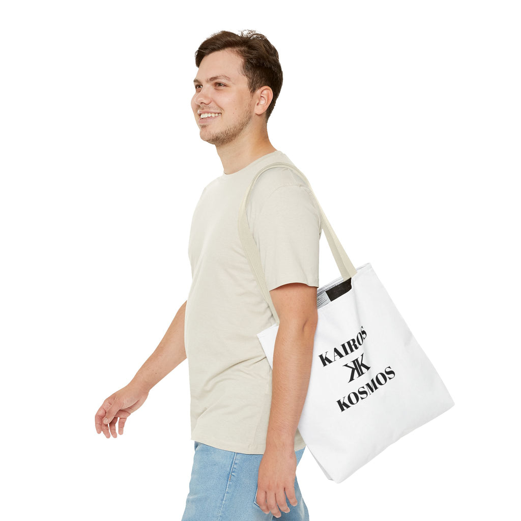Kairos Kosmos Tote Bag – Minimalist Monogram Tote