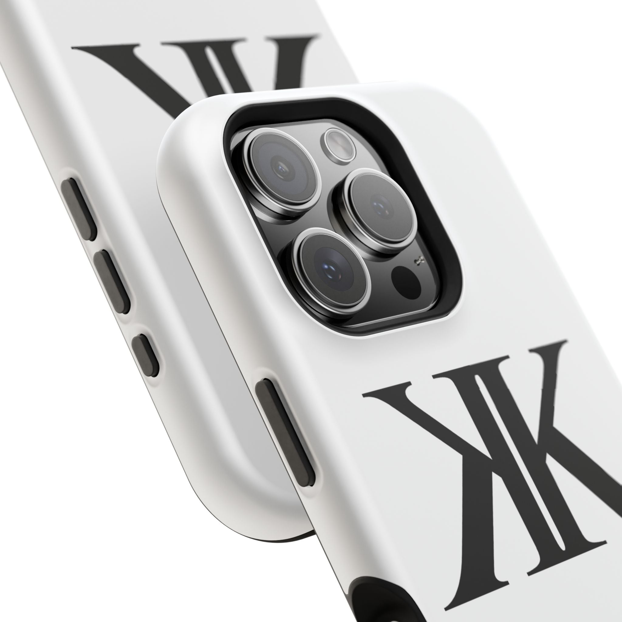 Magnetic Impact-Resistant Case with Bold KK Monogram