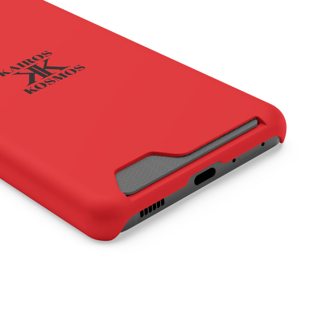 Kairos Kosmos RED Cardholder Phone Case — Slim Protective Wallet Case