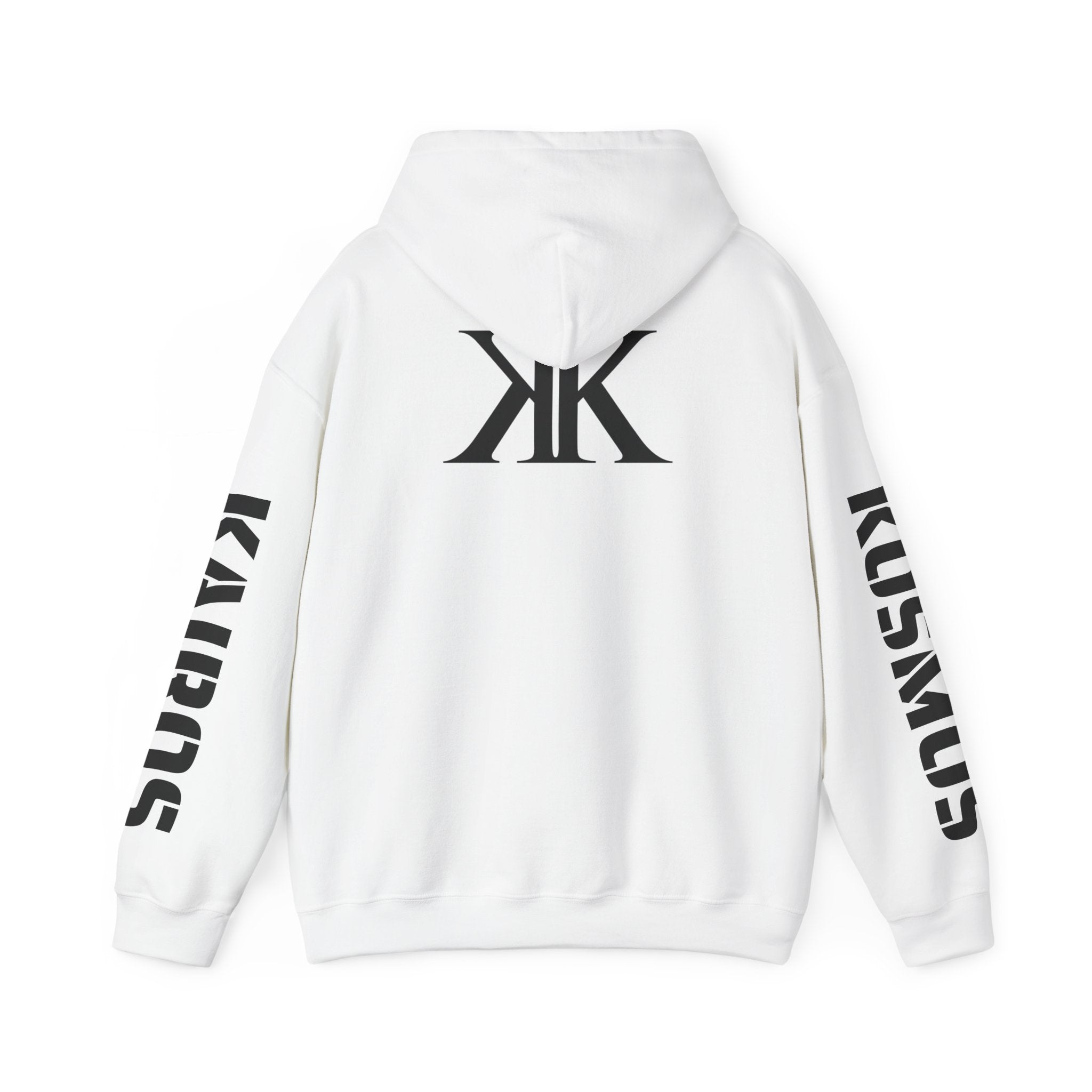 KAIROS KOSMOS Logo Hoodie — Minimalist Black Emblem Pullover