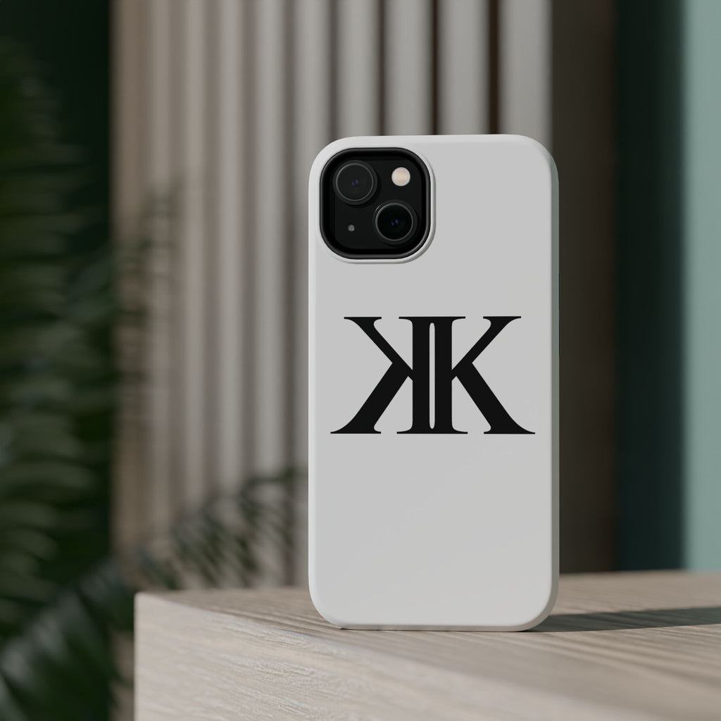Magnetic Impact-Resistant Case with Bold KK Monogram