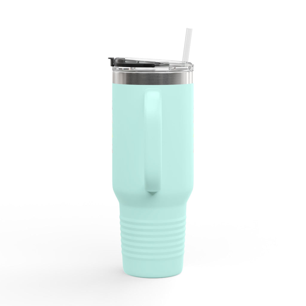Sigil Collection 40oz Insulated Travel Mug — Vertical Monogram