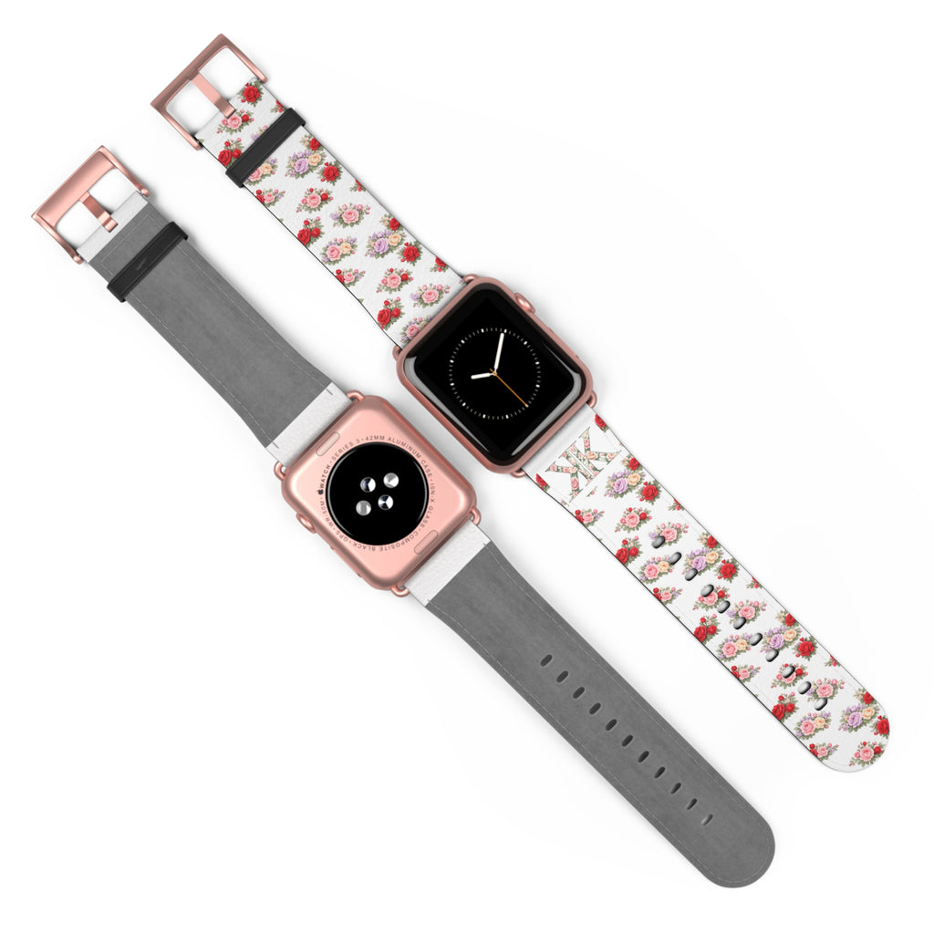 Anthos Collection Floral Vintage Watch Band — Apple Watch Strap