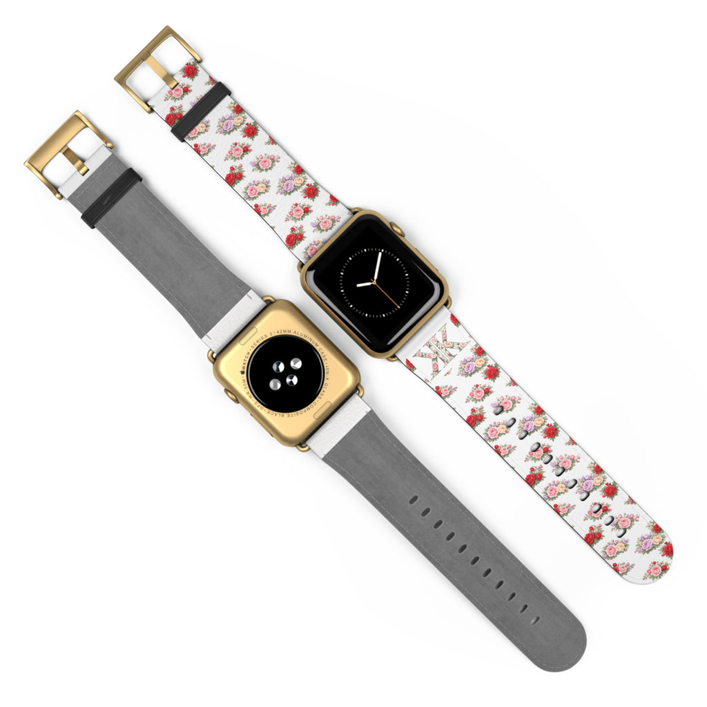 Anthos Collection Floral Vintage Watch Band — Apple Watch Strap