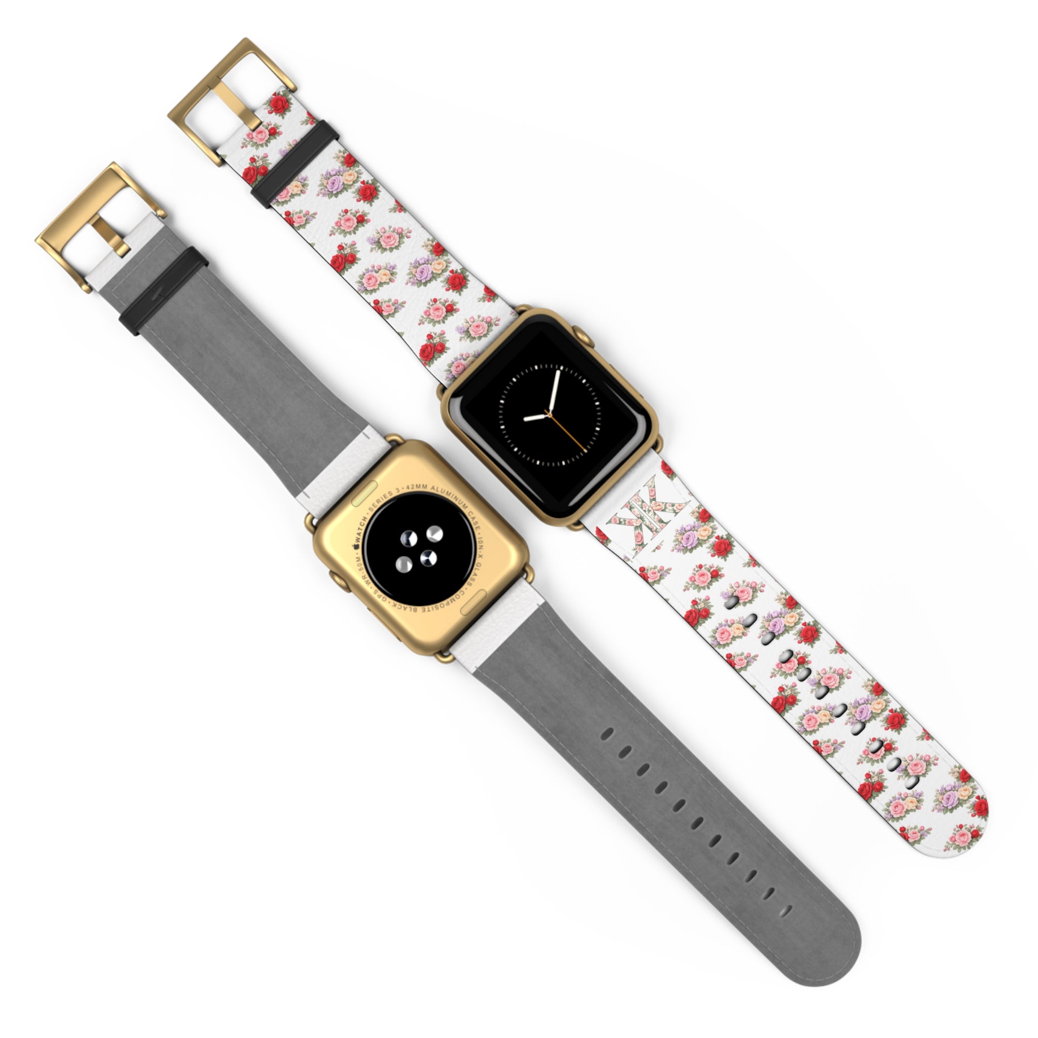 Anthos Collection Floral Vintage Watch Band — Apple Watch Strap