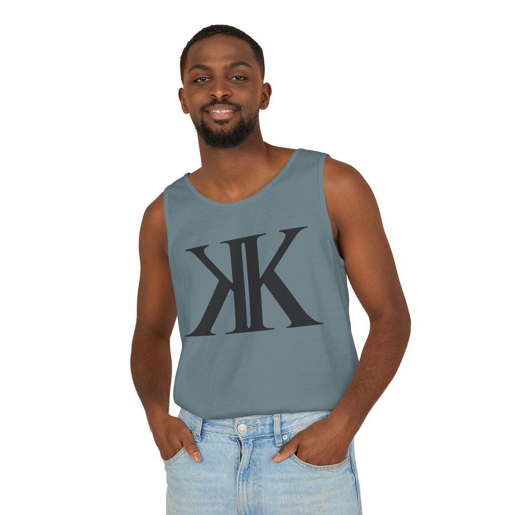 KK Monogram Tank Top — Minimalist Logo Graphic Tank
