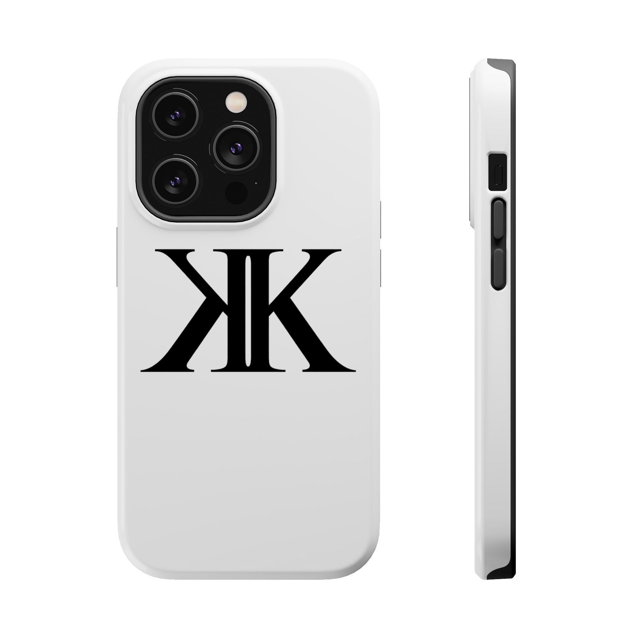 Magnetic Impact-Resistant Case with Bold KK Monogram