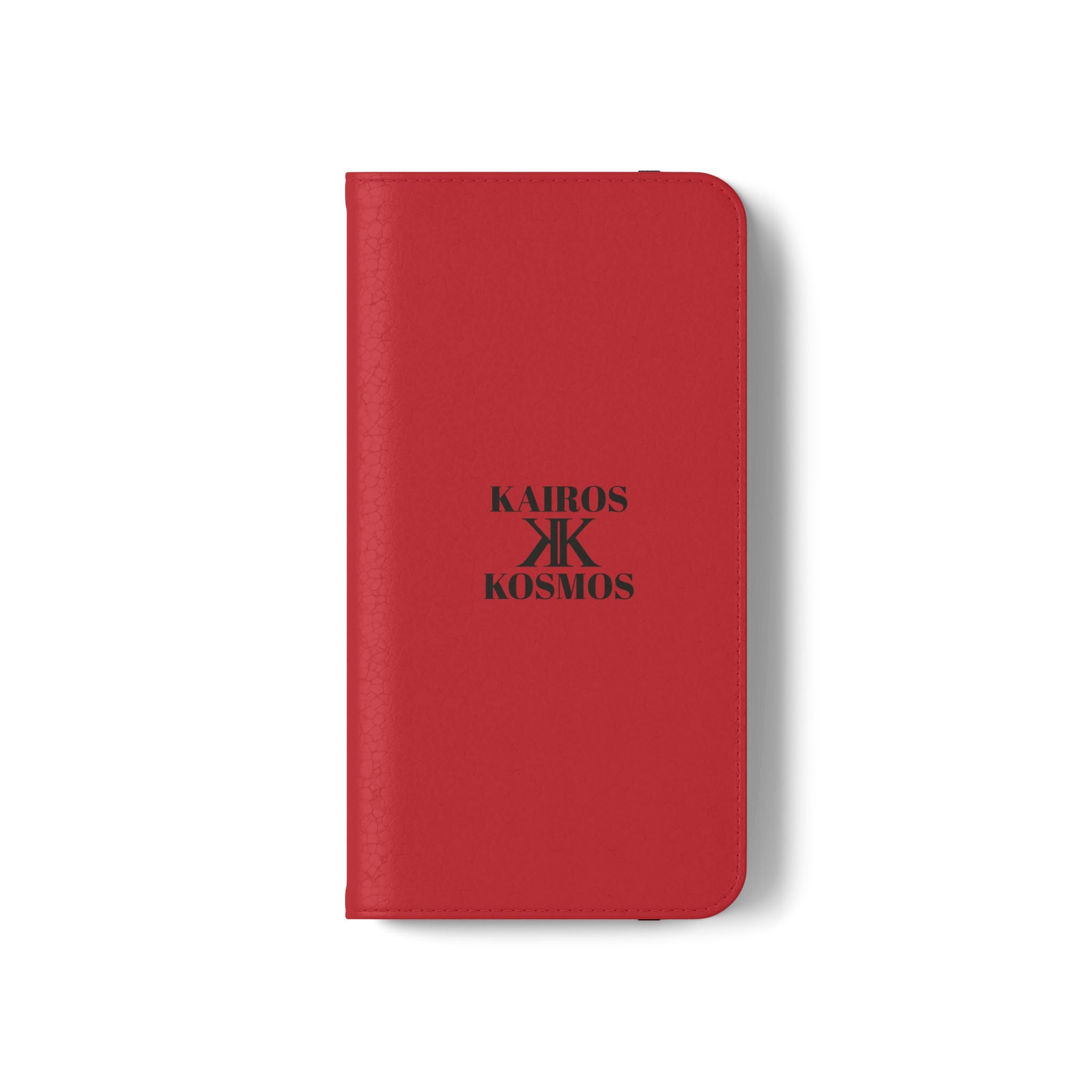 Kairos Kosmos Logo RED Flip Phone Case