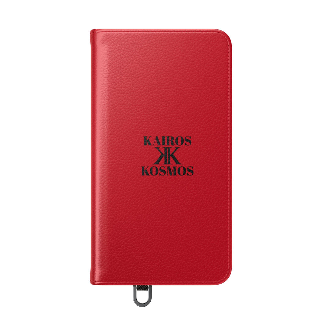 Kairos Kosmos Logo RED Flip Phone Case
